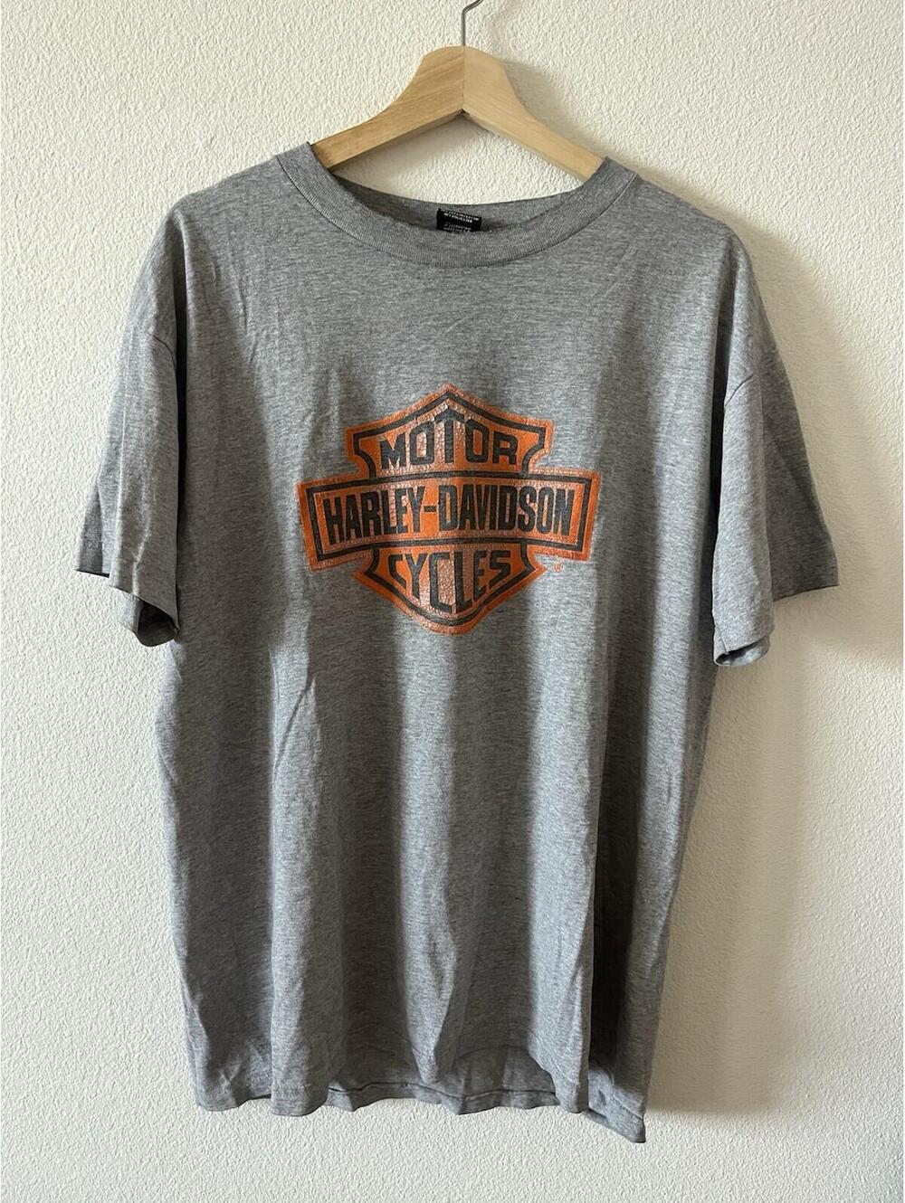 Vintage Harley Davidson Little Rock Arkansas Gray Tee L